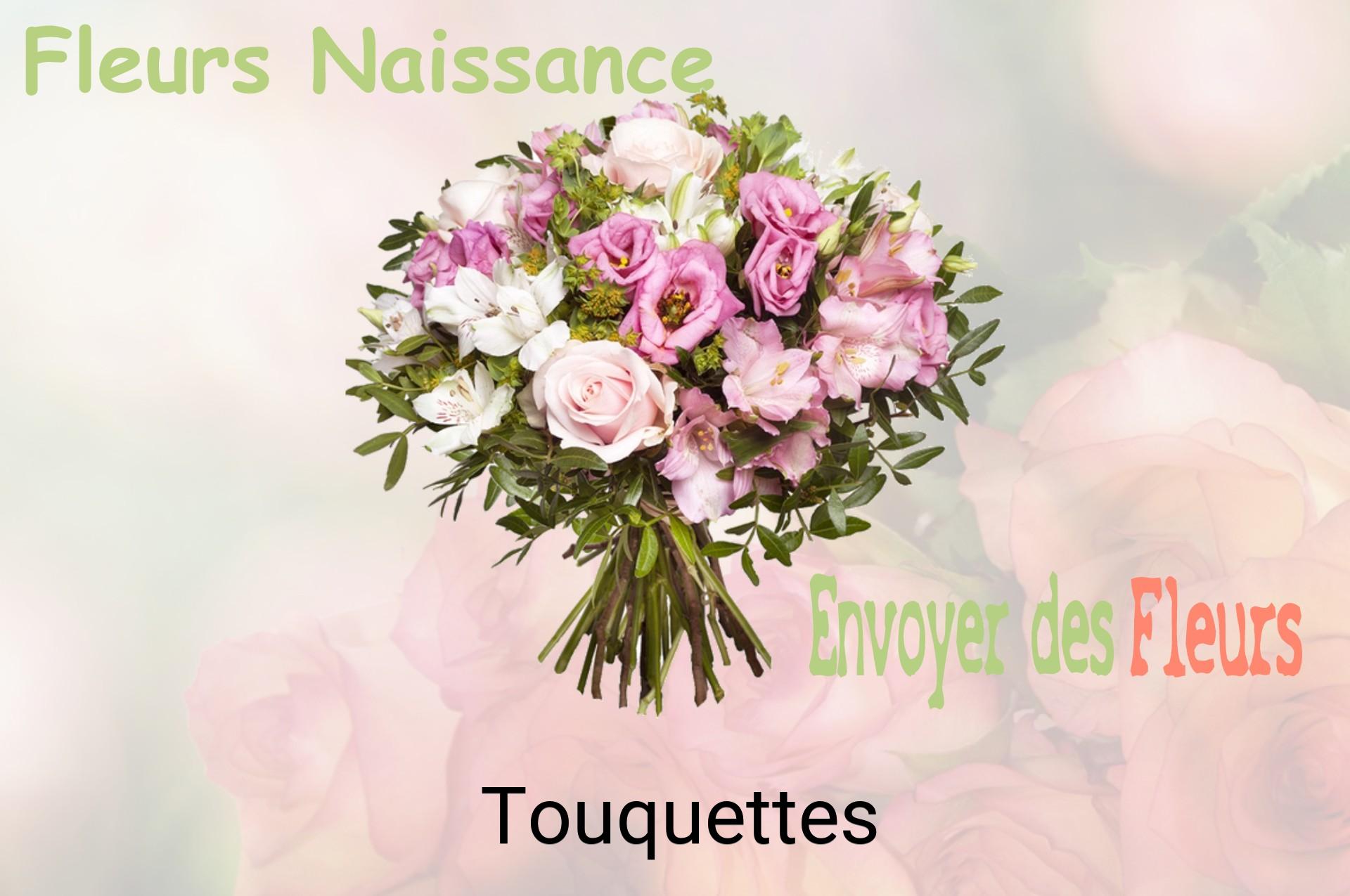 Bouquet de fleurs de naissance livré à Touquettes
